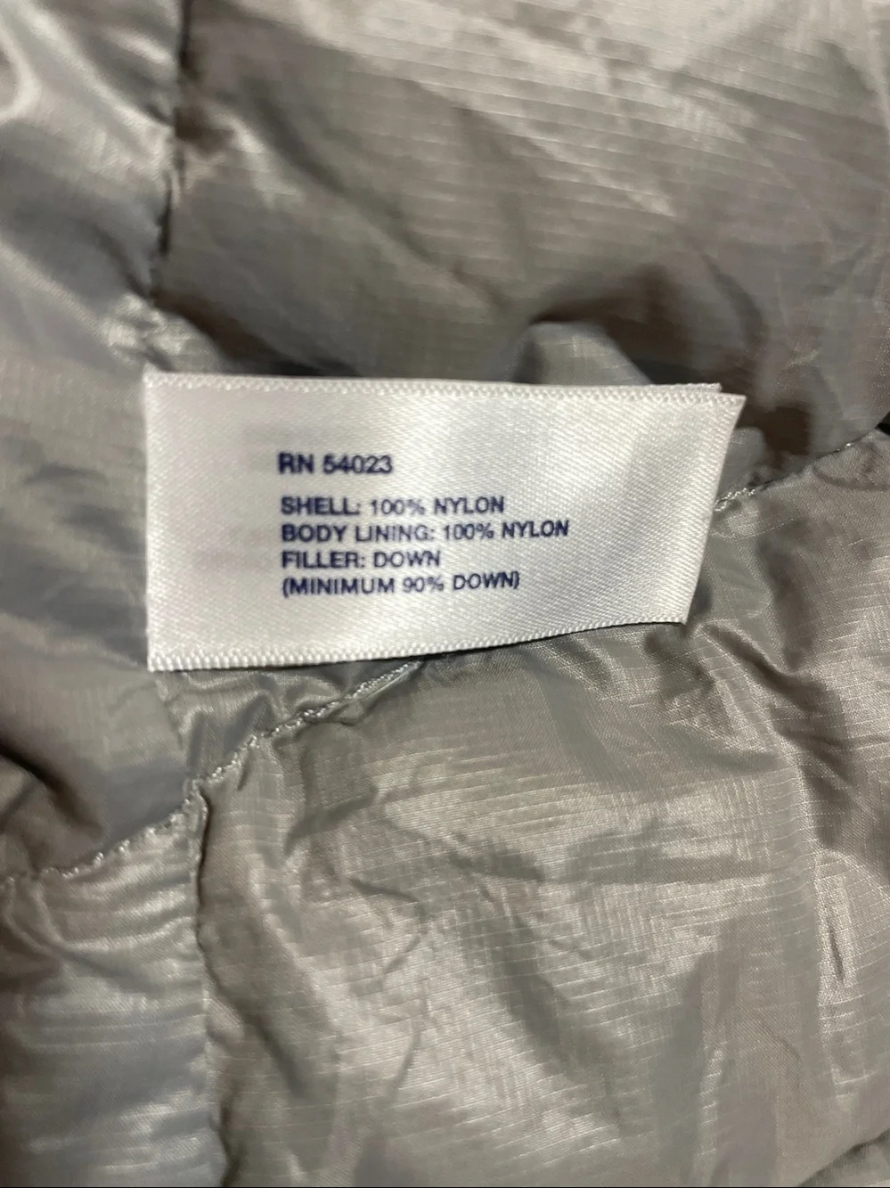 GAP Women's Light Gray Quilted Puff Jacket
